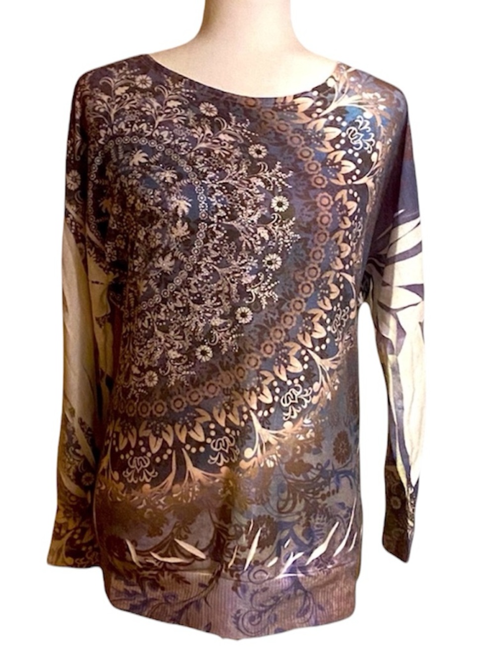 Forever 21 Sequined Long Sleeve Top